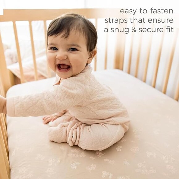 Unisex Newborn Baby Quilted Oat Organic Cotton Essentials Shoes Booties - Picture 5 of 7